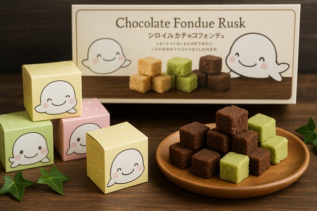 シロイルカチョコフォンデュラスクのイメージ