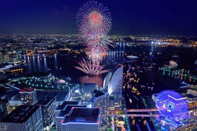 横浜開港祭花火大会の穴場